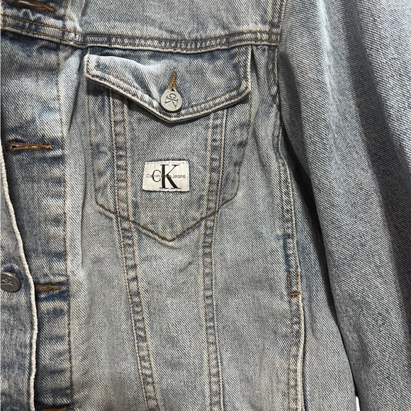 Vintage Calvin Klein Jean Jacket 90s Y2K - Picture 2 of 4